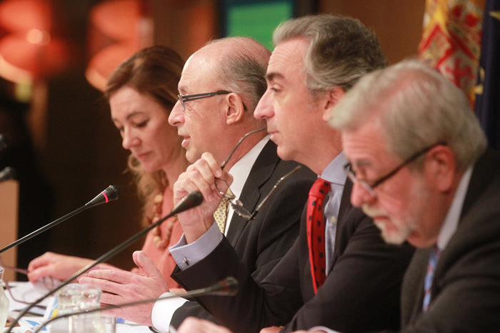 Imagen de la rueda de prensa sobre el cierre de ejecución presupuestaria 2013