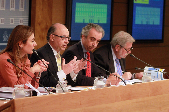 Imagen de la rueda de prensa sobre el cierre de ejecución presupuestaria 2013