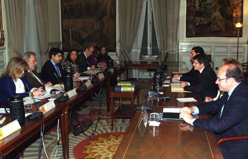 Imagen de la reunión de seguimiento de las actuaciones para la reactivación económica de Lorca  