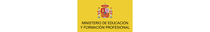 Imagen del logotipo del Ministerio de Educación y Formación Profesional