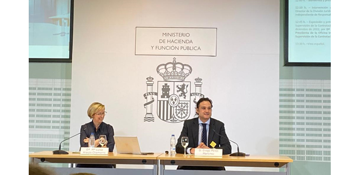 Imagen del Acto de presentación del Informe Anual de Supervisión 2022. 24-02-2023