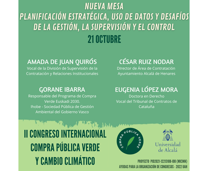 Imagen del cartel del II Congreso Internacional Compra Verde y Cambio Climático