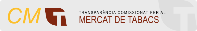 Página de Transparencia del Comisionado para el Mercado de Tabacos