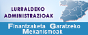 Lurraldeko administrazioekin finantzazioa garatzeko mekanismoei buruzko informazioa