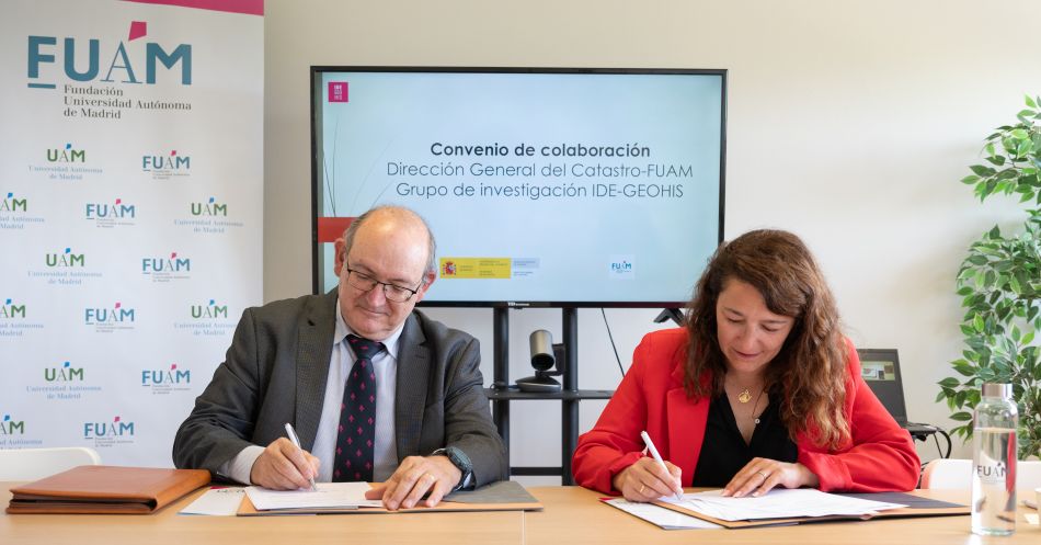 imagen firma convenio Catastro y FUAM