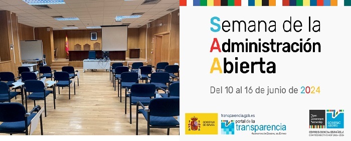 Cartel Semana Abierta de la Administración 2024