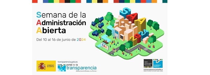 Cartel Semana Abierta de la Administración 2024