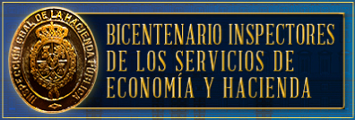 Sello de la Inspección de los Servicios de 1881. Bicentenario Inspectores de los Servicios de Economía y Hacienda