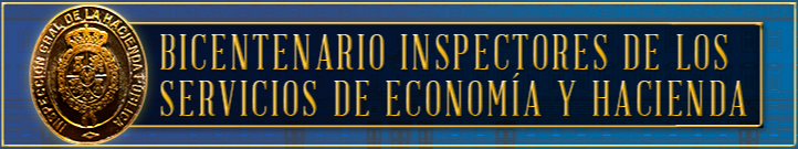 Sello de la Inspección de los Servicios de 1881. Bicentenario Inspectores de los Servicios de Economía y Hacienda