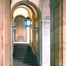 Escalera principal. Ministerio de Hacienda, Alcalá 9, Madrid. Ponencias