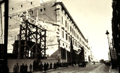 Contrucción edificio de ampliación del Ministerio de Hacienda(1943/44)