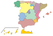 Imatge mapa comunitats autònomes