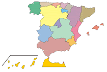 Imagen mapa comunidades autonomas