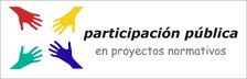 Logo de participación ciudadana en procesos normativo