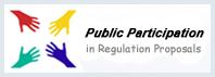 Public Participation in Regulation Proposais