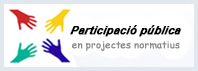 Participació pública en projectes normatius