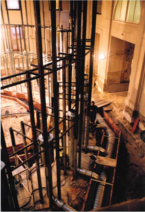 Preparación de la estructura y calefacción.