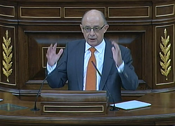 Imagen del debate de totalidad de los PGE 2013 en el Congreso