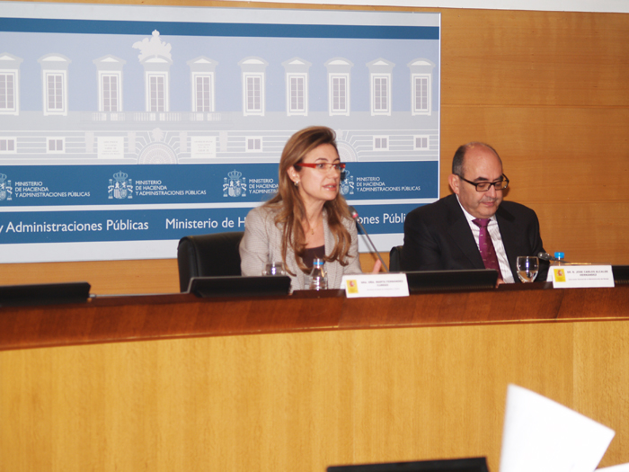 Imagen de la rueda de prensa ejecución presupuestaria de septiembre 2012