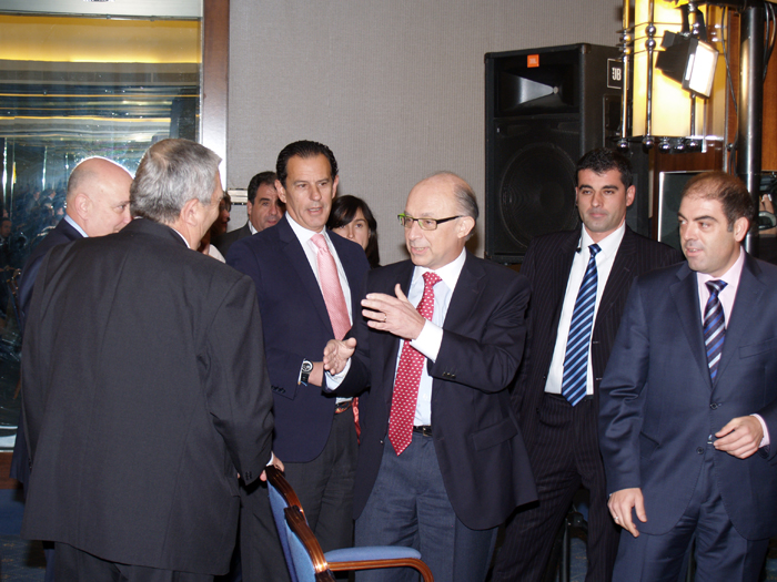 Imagen del acto presidido por el ministro de Hacienda y Administraciones Públicas, Cristóbal Montoro