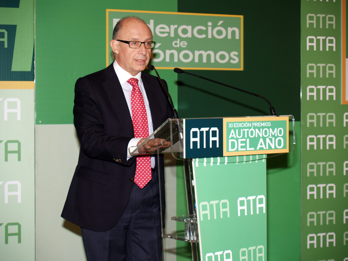 Imagen del acto presidido por el ministro de Hacienda y Administraciones Públicas, Cristóbal Montoro