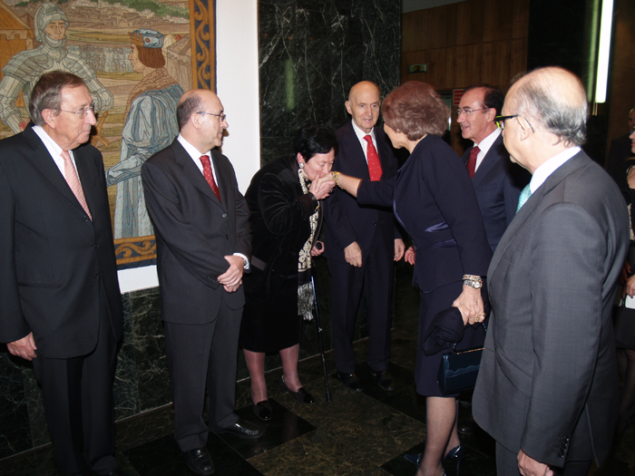 Imagen del acto desarrollado en la Fábrica Nacional de Moneda y Timbre-Real Casa de la Moneda
