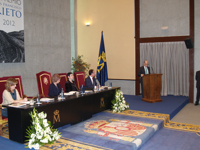 Imagen del acto desarrollado en la Fábrica Nacional de Moneda y Timbre-Real Casa de la Moneda