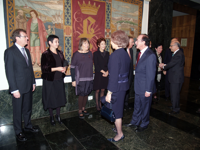 Imagen del acto desarrollado en la Fábrica Nacional de Moneda y Timbre-Real Casa de la Moneda