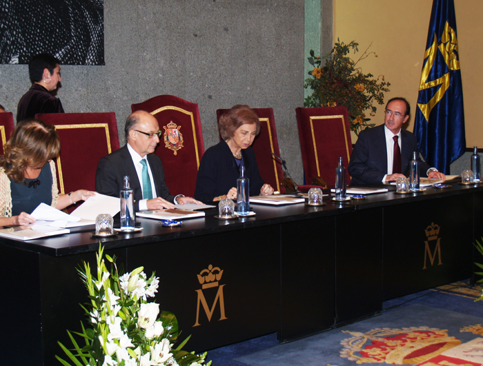 Imagen del acto desarrollado en la Fábrica Nacional de Moneda y Timbre-Real Casa de la Moneda
