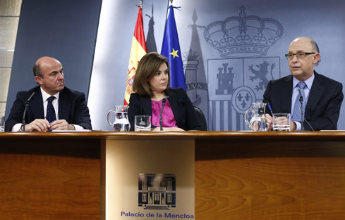 Imagen rueda de prensa posterior al Consejo de Ministros 