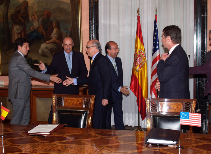 Imagen del acto en el Ministerio de Hacienda y Administraciones Públicas