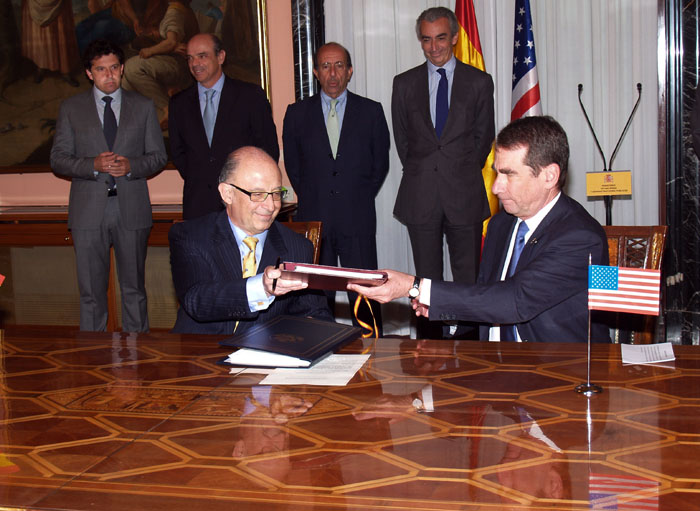 Imagen del acto en el Ministerio de Hacienda y Administraciones Públicas
