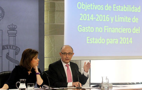 Imagen de Soraya Sáenz de Santamaría y Cristobal Montoro