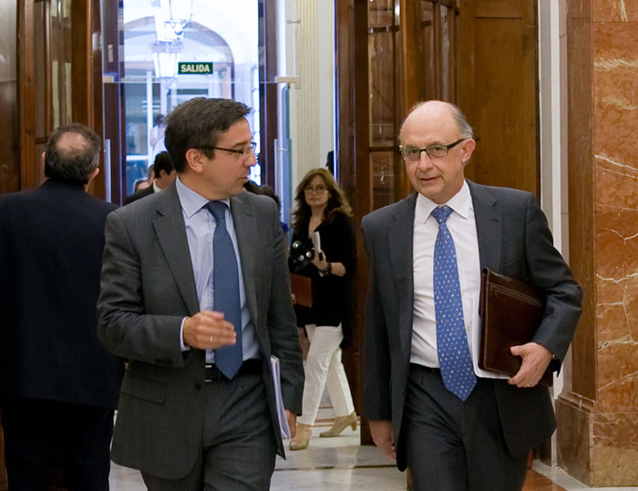 Imagen de Montoro en el Congreso