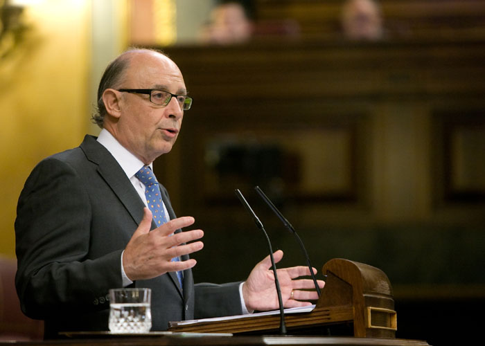 Imagen de Montoro en el Congreso