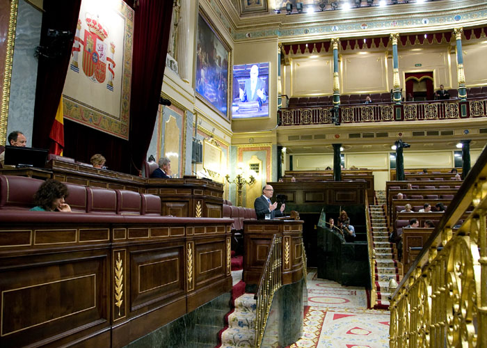 Imagen de Montoro en el Congreso