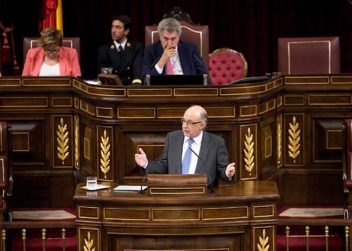 Imagen de Montoro en el Congreso
