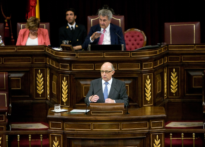 Imagen de Montoro en el Congreso