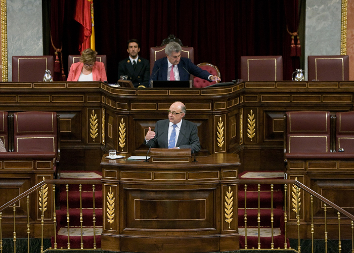 Imagen de Montoro en el Congreso