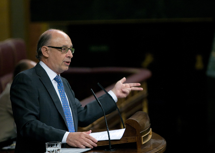 Imagen de Montoro en el Congreso