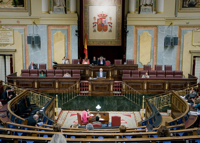 Imagen de Montoro en el Congreso