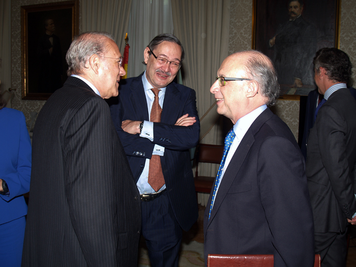 Imagen Montoro recibe al secretario general de la OCDE, Ángel Gurría