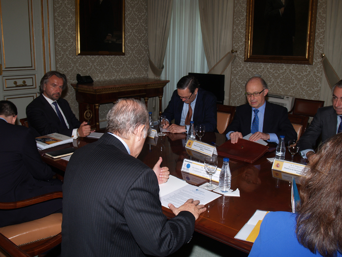 Imagen Montoro recibe al secretario general de la OCDE, Ángel Gurría