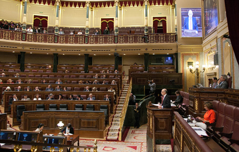 Imagen de Cristobal Montoro en el congreso