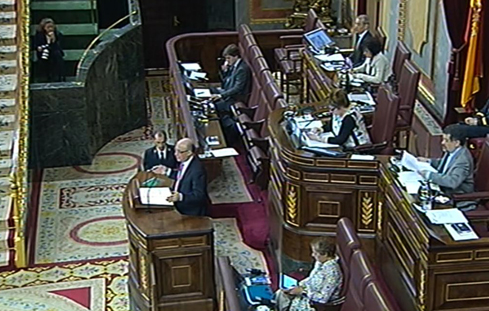 Imagen de Cristobal Montoro en el Congreso 