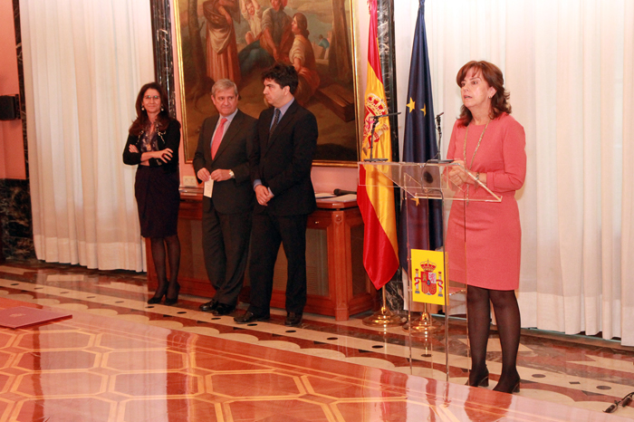 Imagen presentación del sello conmemorativo del 250 aniversario de Loterías y Apuestas del Estado