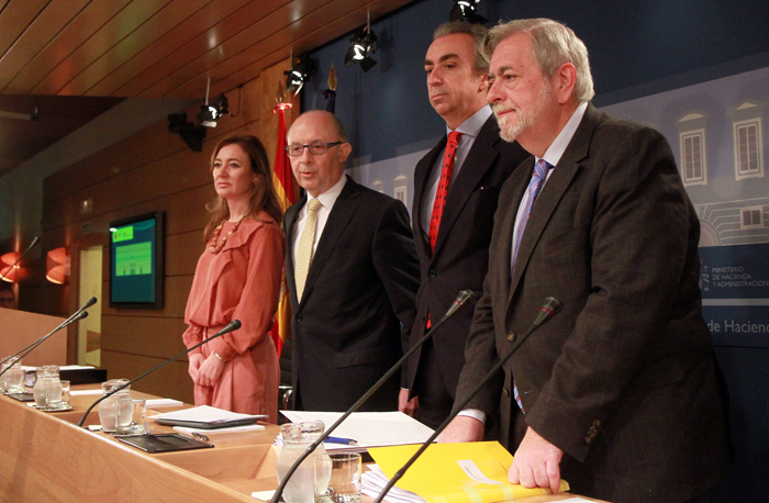 Imagen de la rueda de prensa sobre el cierre de ejecución presupuestaria 2013