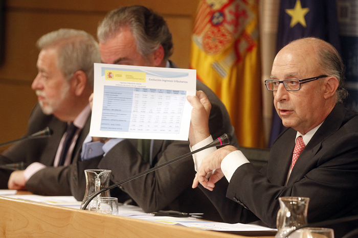 Imagen de la rueda de prensa para explicar la reforma fiscal