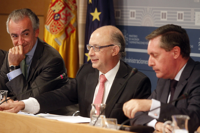 Imagen de la rueda de prensa para explicar la reforma fiscal