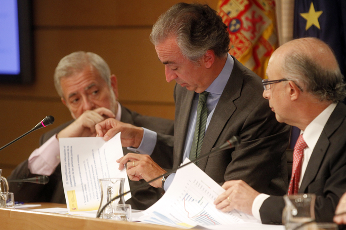 Imagen de la rueda de prensa para explicar la reforma fiscal